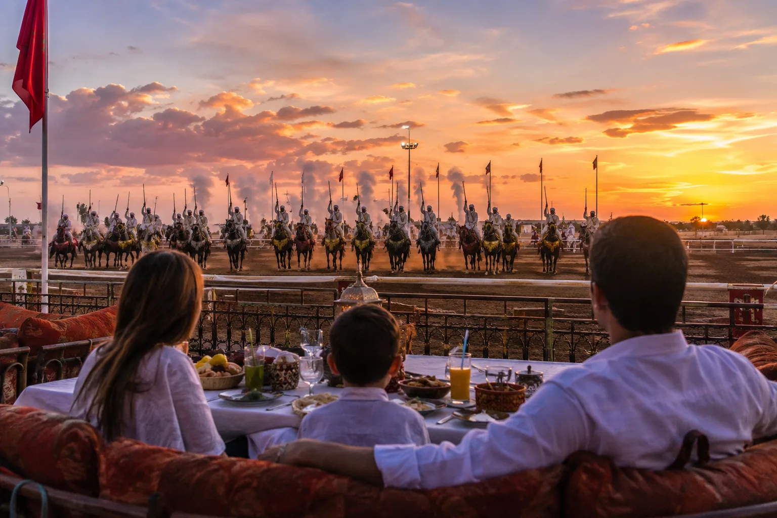Dîner-spectacle Fantasia sous les étoiles — Riad Zenaya & Spa à Marrakech