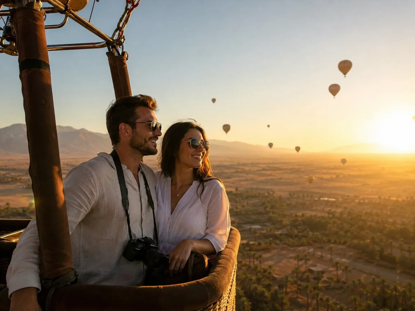 Vol en montgolfière au lever du soleil — Riad Zenaya & Spa à Marrakech
