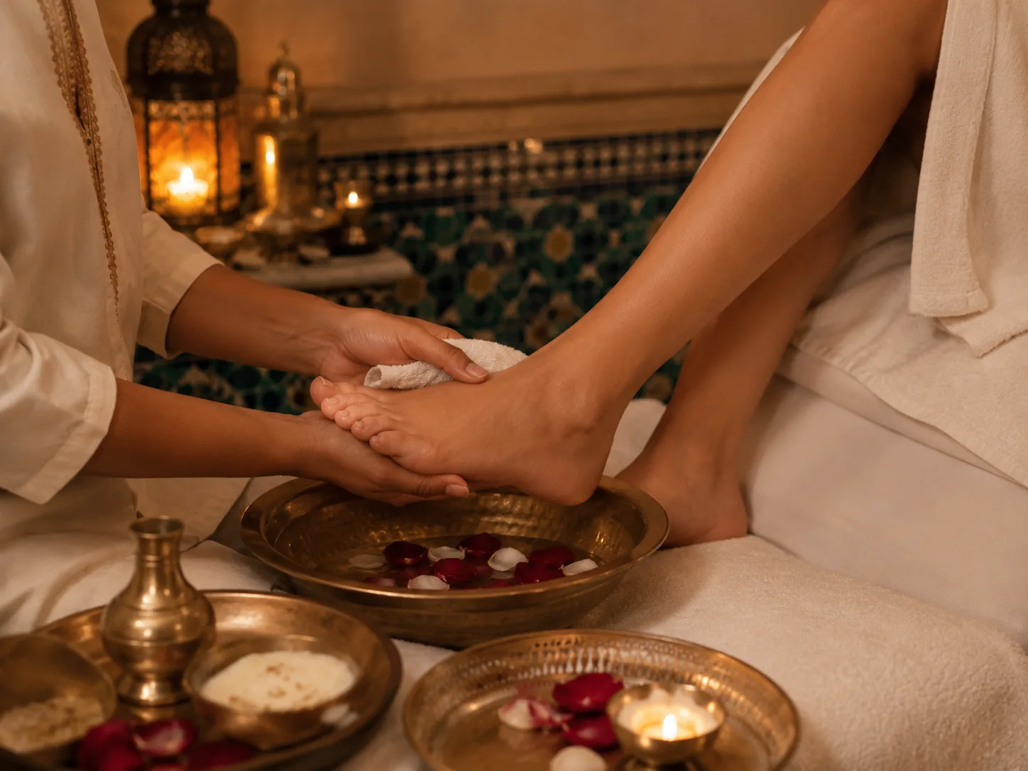 Beauté des pieds, rituel détente — Riad Zenaya & Spa à Marrakech