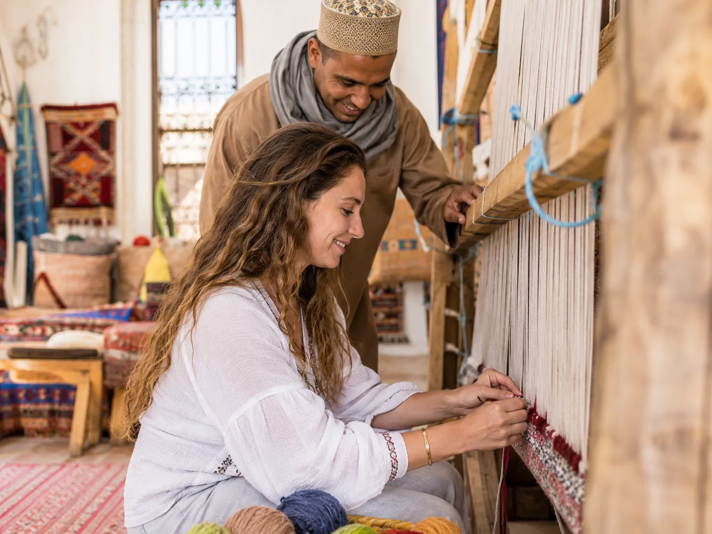 Atelier tissage, votre tapis fait main — Riad Zenaya & Spa à Marrakech